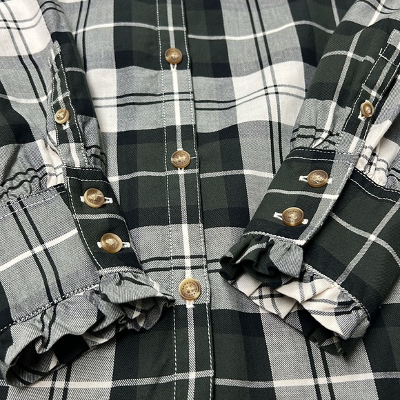 ✨ BARBOUR ✨ Modern Heritage Angelina Poplar Tartan Shirt 8 (USA 4) - Picture 11 of 16